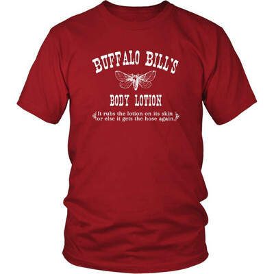

Buffalo Bills Body Lotion Unisex T-Shirt - The Silence Of The Lambs