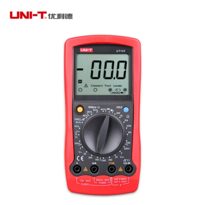 

UNI-T UT105 Handheld Automotive Digital Multimeter Auto Range AC DC Voltage Current Meter Tester Voltmeter Ammeter