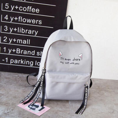 

Fashion Womens Girls Canvas School Backpack Shoulder Bag Travel Rucksack