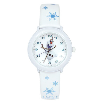 

Дисней (Disney) часы кожа мультфильм смотреть детям смотреть Frozen девочка 54134W