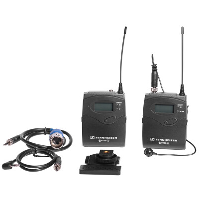 

Sennheiser EW122PG3 в форме сердца клип на камеру беспроводной микрофон набор интервью, снаружи выстрел. Камера выделенного беспроводного микрофона