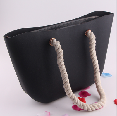 

Beach bag rope bag ladies handbag silicone jelly creative bag