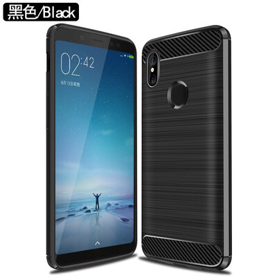 

Fivice XIAOMI Redmi note 5 case Brushed carbon fiber silicone anti-fall soft shell phone case