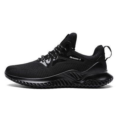 

2018 Hot Sale Four Seasons Running Shoes Men Lace-up Athletic Trainers Sports Male Shoes Outdoor Walking Sneakers