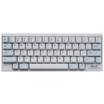 

HHKB Professional2 White имеет трафаретную электростатическую клавиатуру