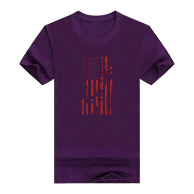 

American Flag Hip-Hop Printing t-Shirt For Men