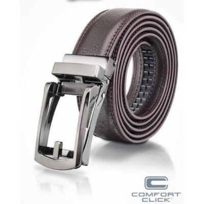 

Fashion Casual Comfort Click Waistband Strap Mens Belt Black or Brown US STOCK