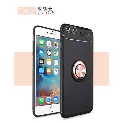 

Fivice iphone 6 case TPU metal ring shell magnetic bracket soft shell