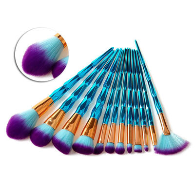

12 diamond green&green makeup brush sets