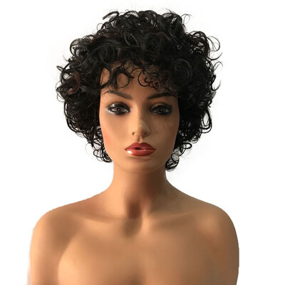 

StrongBeauty Short Blonde Curly Wigs Loose Curly Thick Hair Synthetic Wigs COLOUR CHOICES