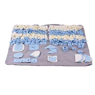 

Handmade Dog Play Mat Snuffle Training Feeding Foraging Mat Nose Work Blanket Machine Washable Pet Toys