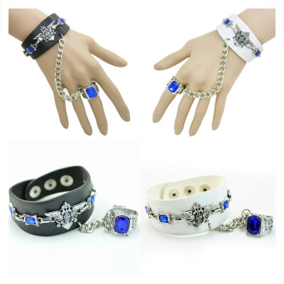 

MyMei Anime Black Butler Kuroshitsuj Ciel Bracelet with Ring Chain Cosplay Costume New