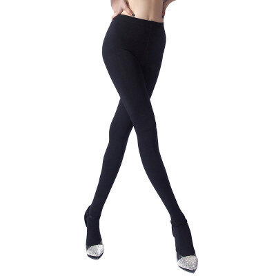 

Jingdong supermarket] Langsha LangSha pantyhose stockings 400D Milan velvet plus crotch pantyhose autumn and winter in the thick underwear pants 1 black all