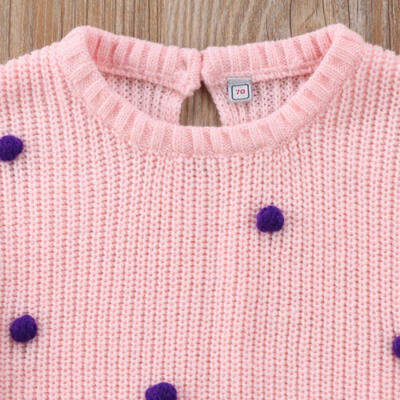 

AU Stock Newborn Toddler Baby Girls Sweater Children Sweatshirt Knitting Clothes