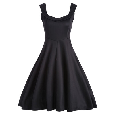 

Fit&Flare A Line Work Vintage Dress