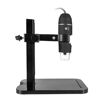 

Portable USB20 Digital Microscope 1000X Electronic Endoscope 8 LED 2 Million Pixels Practic Magnifier Microscope Camera Black