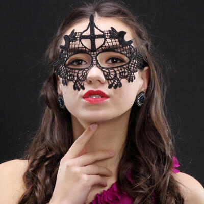 

Sexy Women Black Lace Eye Face Mask Masquerade Party Ball Prom Costume