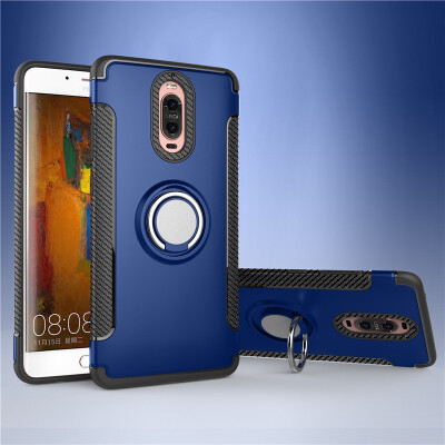 

Fivice Huawei Mate 9 pro case PC metal ring shell magnetic car bracket TPU phone case