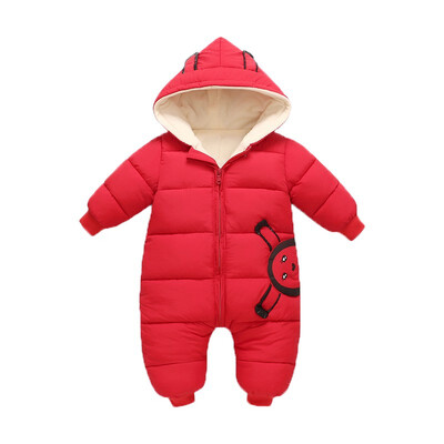 

-30 degrees 2018 New born Baby Wear Winter Jumpsuit Snowsuit Boy Warm Romper Down Cotton Girl clothes infant overcoat clothing