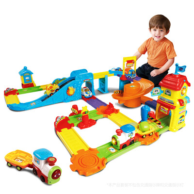 

VTech Vtech Magical Railcar Train Station Boy Electric Toy Train Children&39s Holiday Gift Deluxe Edition