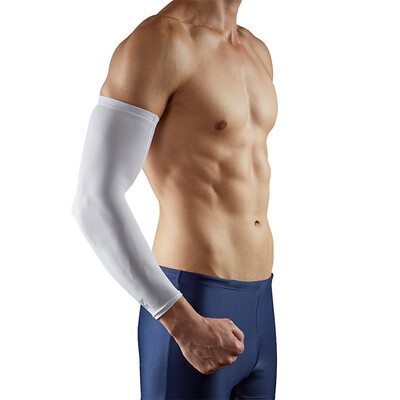

LP Sport Arm Extended Basketball Riding Elbow Full Arm Sleeve SL51 White L