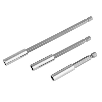 

3pcs Hex Shank Magnetic Drill Bit Extension Connector 3 Different Types