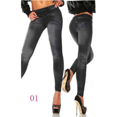 

US WOMENS PLUS SIZE Distressed Knee Hole Ripped Stretch JEANS SKINNY TWILL PANTS