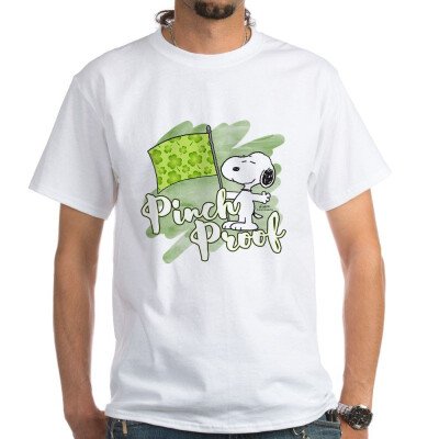 

CafePress - Snoopy - Pinch Proof White T-Shirt - 100 Cotton T-Shirt White