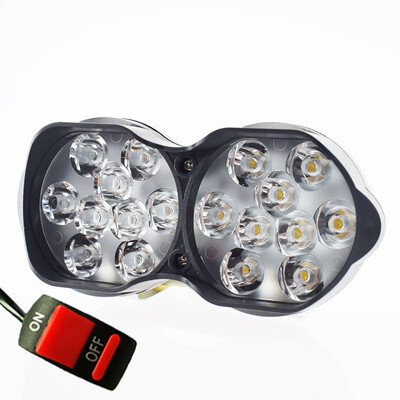 

Motorcycle LED Headlight Scooter 46918 LED 12V 6500k Fog lamp Motorbike Spot Head Lights DRL auxiliary Spotlight Headlamp