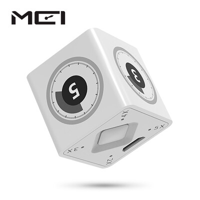 

Code Shi time Xiaofang creative children students electronic spiral instrument smart bedroom kitchen charging alarm clock mini timer JS-01 white