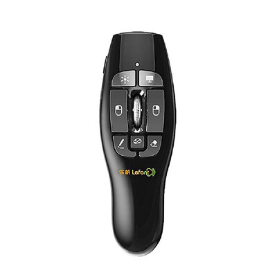 

Lefant F8 Wireless Presenter 24GHz Air Mouse Remote Control Clicker with Red Laser Pointer Scroll Wheel for PPT Keynote Presentat
