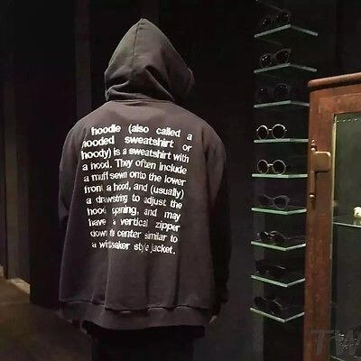 

Vetements Punk Women Oversized Long Sleeve Hoodie Hooded Sweatshirt Sweater Coat