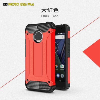 

Fivice Motorola Moto G5S Plus case Luxury Silicone Diamond Armor PC Hard Shell Phone Case