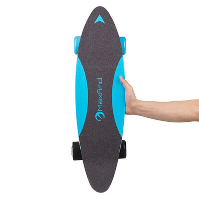

Maxfind electric skateboard 37 kg most portable hub motor remote with Samsung battery inside mini skateboard