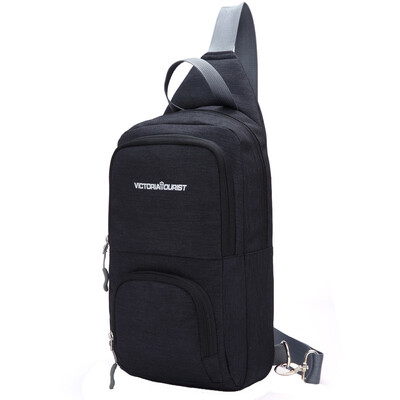 

【Jingdong Supermarket】 Victoria Traveler VICTORIATOURIST chest bag waist bag outdoor Messenger bag men and women leisure package V5008 black