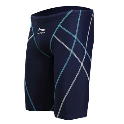 

Li Ning Li-Ning Мужские плавки Плавки колено пятую курорта случайные мужские купальники LSSL169 черный XL