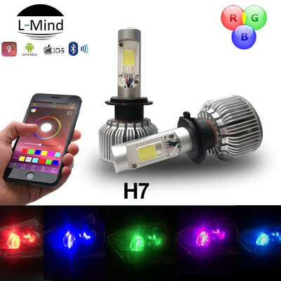 

12V 24V RGB LED Lampen Auto Car Headlamp Osram Audi Headlight Bulbs LED H7