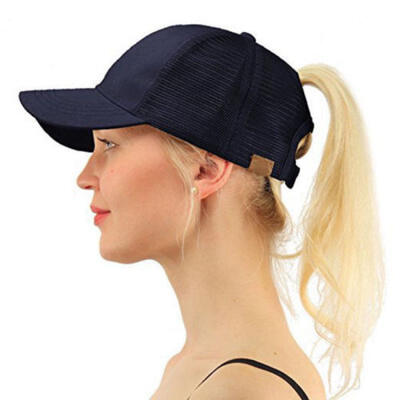 

AU STOCK Hot Ponytail Baseball Cap Women Baseball Hat Snapback Sun Sport Caps