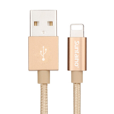 

Suntaiho USB Cable For iPhone 7 Plus  MAX cable Data Fast Charging Cable champagne gold Sync charger For iPhone X 8 plus 6s 6