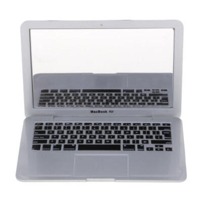 

USA Creative Portable Women Cosmetic Mirror Laptop Notebook Shape Makeup Mirror