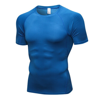 

Fitness Tight Gym Sports Suit Costume Vest Soccer Jerseys Rashgard Man Short T-Shirts