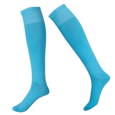 

Mens Sport football Soccer plain Long Socks Over Knee High Sock Baseball Hockey