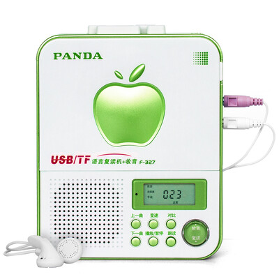 

Panda (PANDA) F-327 Язык рекордер Поясная машина Walkman Tape u Дисковая карта Портативный студент Английский учебный компьютер Player Recorder (зеленый)