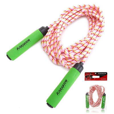 

God KANSA collective skipping wear knitting rope foam handle KS0319 rope length 6m color random