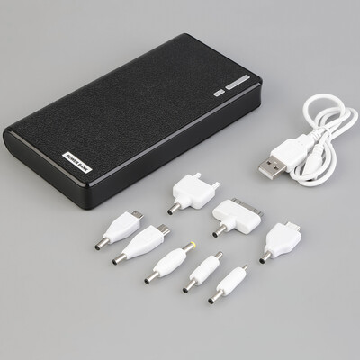 

50000mAh External Power Bank LED Dual USB Battery Charger for Cellphone White