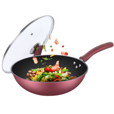 

Baijie (Baijie) non-stick pan wok oil-free pot wok 30 cm Colorful series CG3014-T