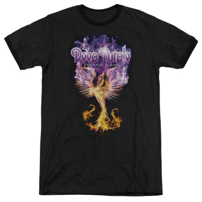 

Deep Purple Phoenix Rising Unisex Adult Ringer T Shirt For Men&Women