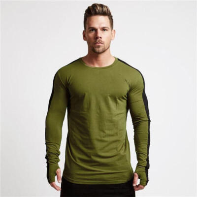 

Mens Long Sleeve Solid Color Jumpers Casual Pullovers Round Collar Sweater US