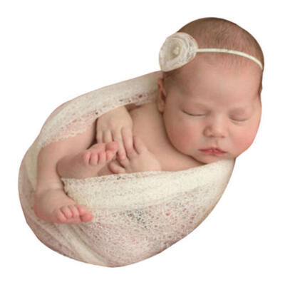

Newborn Baby Girl Boy Hollow Wraps Blanket Posing Swaddle Cover Photography Prop