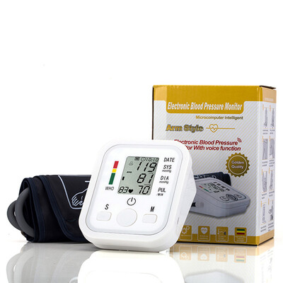 

Automatic Arm Electronic Digital Blood Pressure Meter Monitor Measurement Health Care Sphygmomanometer with Voice Function